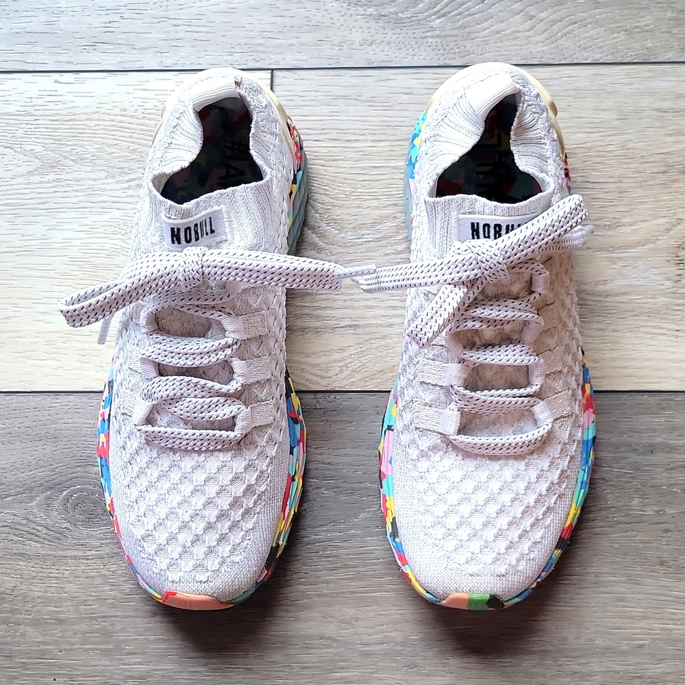 Nobull Project Women's White Swirl Aspire Shoes